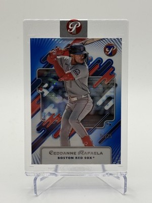 Ceddanne Rafaela Blue Refractor /75 2025 Topps Pristine #44 Red Sox
