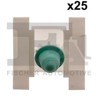 1 X Clip, Zier-/Schutzleiste Fischer 11-40126.25 FüR VW Golf III