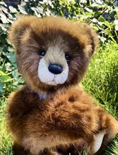 Charlie Bears 2024 “Boggle” 17” Plumo Teddy Bear Panda Plush Mohair 