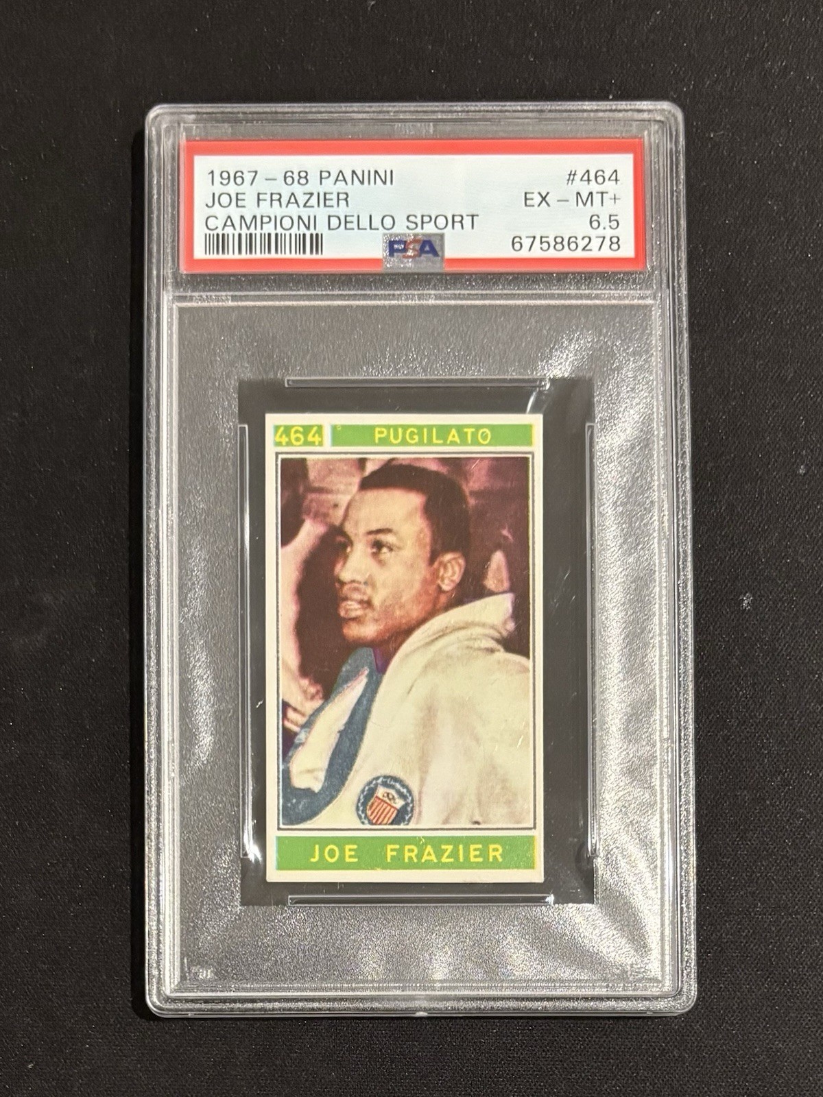 1967 Panini Joe Frazier Rookie PSA 6.5! Boxing HOF Muhammad Ali Rival RC! view 1