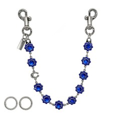 Bag Charms Chain Purse Charms Bag Charm Chain, flower-shaped fashionable wome...