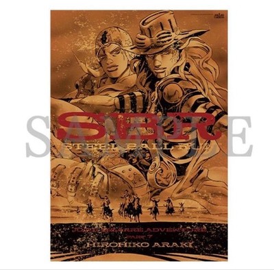 JOJO CARAVAN B2 Poster Set of 3 Bizarre Adventure Part 7 STEEL