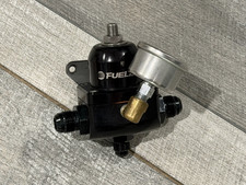 Fuelab 525 Series In-line Fuel Regulator W Fuel Pressure Gauge