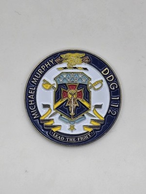 Super Rare USS Michael Murphy Christening challenge coin from 2011