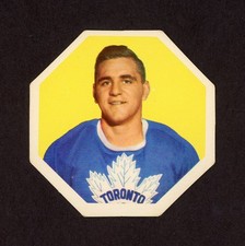 1963-64 YORK PEANUT BUTTER WHITE BACKS #7 BOBBY BAUN  28731
