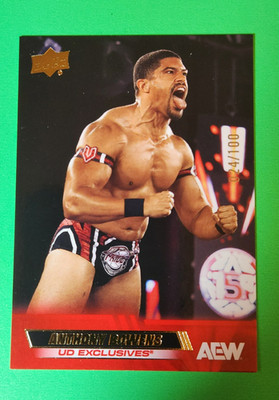 ANTHONY BOWENS #61 2026 Upper Deck AEW Wrestling UD EXCLUSIVES 24/100