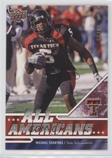 2009 Upper Deck Draft Edition All Americans Burgundy 38/75 Michael Crabtree 0f6