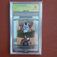 Panini Revolution Basketball Anthony Edwards Hardwood Legacy #8 MBA GEM MINT 10