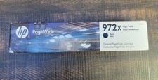 HP 972X High Yield Black Cartridge For PageWide Printer SEALED F6T84AN, JUL 2026
