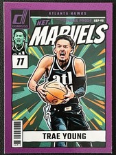 Trae Young 2024-25 Panini Donruss Net Marvels Press Proof Purple #19