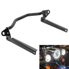 Motorcycle Light Bracket Bar - Driving Spot Fog Passing Turn Signal Mount Black