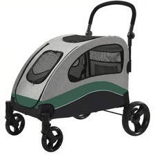 Extra Large Pet Stroller for Big Dog Up to 88 Lb Heavy Duty w/ 360  Swivel Wheel
