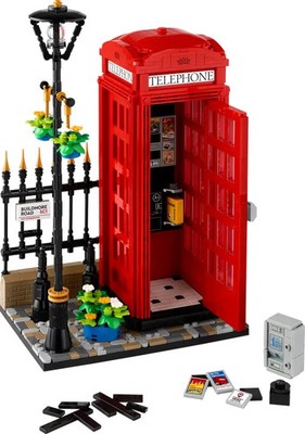 LEGO 21347 Ideas: Red London Telephone Box - Brand New Sealed