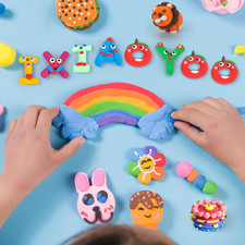 Air Dry Clay, 64 Colors Modeling Clay for Kids, Creative DIY School Arts Cr...