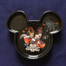 *Rare*Tokyo DisneySea Halloween 2009 Mickey Mouse Face Souvenir Plate