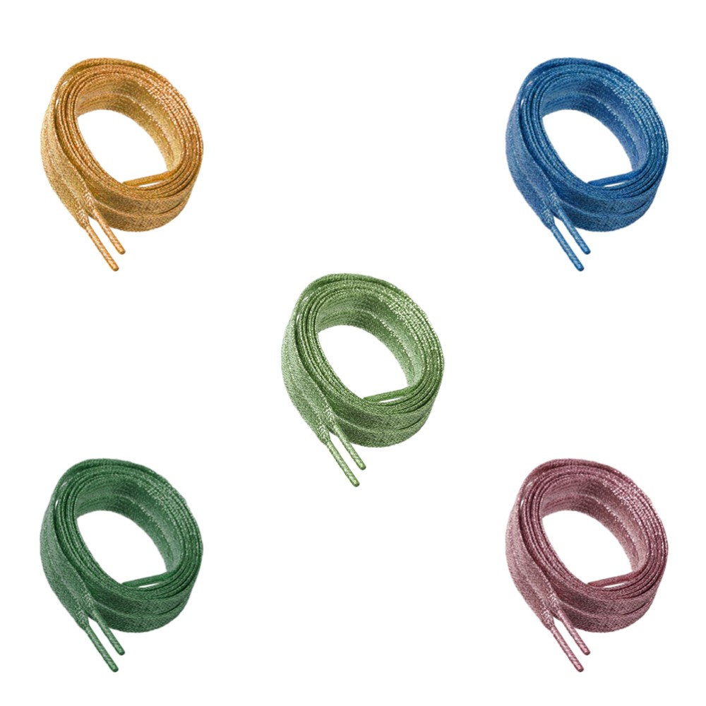 APL 5 Paia Lacci Colorati per Scarpe da Ginnastica Colorati Perlescenti