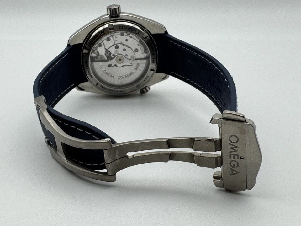 2024 Omega Seamaster Planet Ocean 600M 42MM Blue Dial Rubber Strap - Image 2 of 4