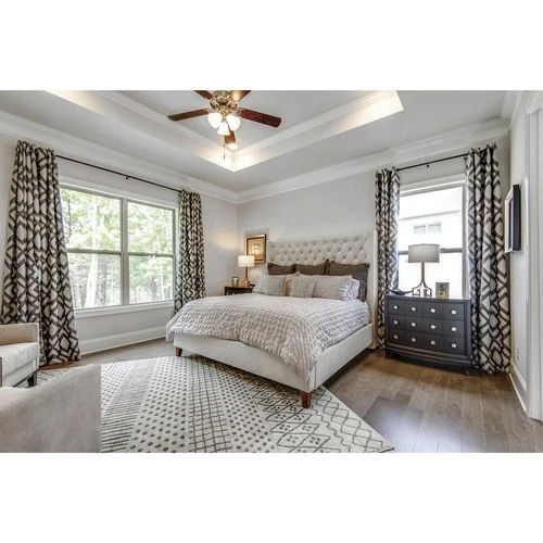 Maxim Lighting 89905SNWP Basic-Max Indoor Ceiling Fan Satin Nickel/Walnut/Pecan - Picture 2 of 10