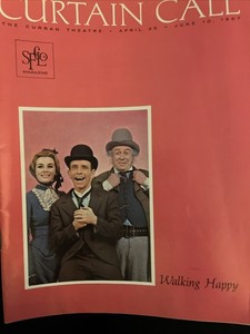 Norman Wisdom "WALKING HAPPY" Anne Rogers / George Rose 1967 Los Angeles Program