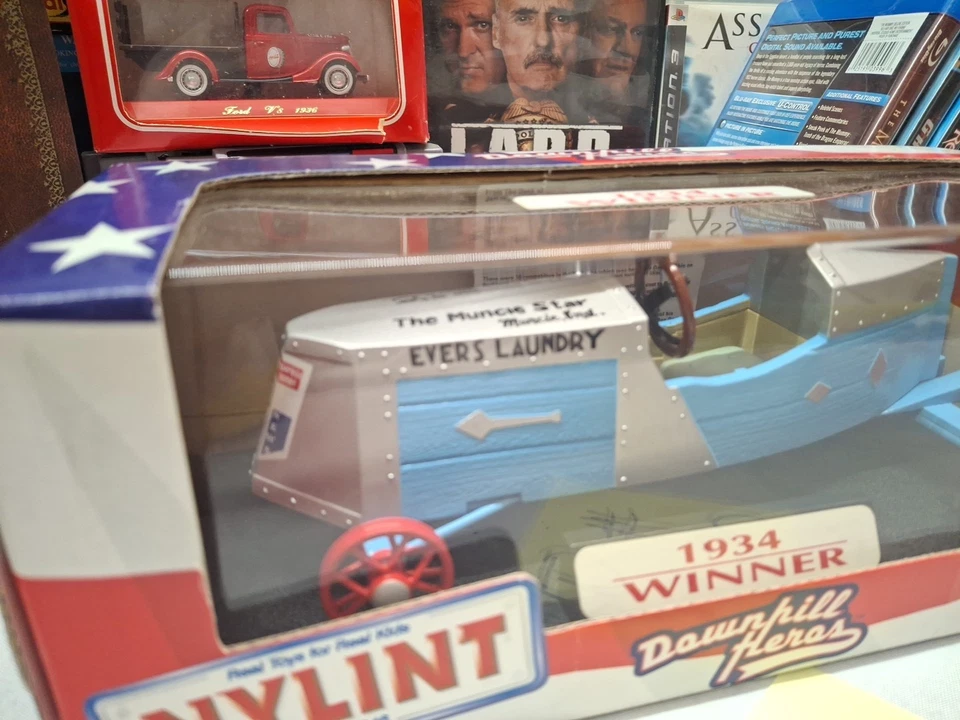 NYLINT Die Cast 1:12 scale DOWNHILL HEROES SOAP BOX DERBY CAR 1934 WINNER - Image 3 of 4