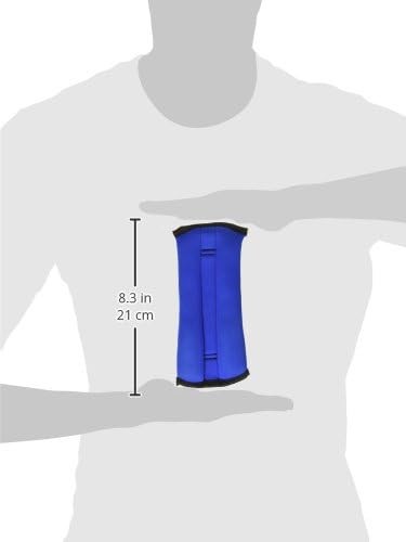 Tone Fitness Ankle/Wrist Weights | Mulitple options 1 lb - Pair, Blue/Black 