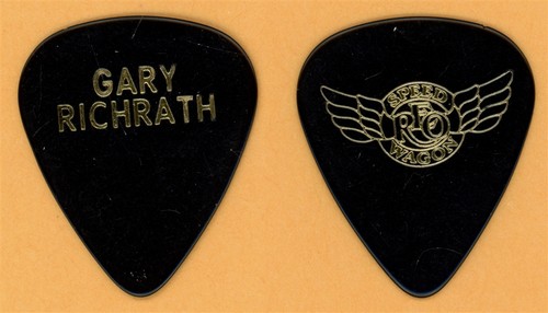 REO Speedwagon Gary Richrath Guitar Pick - 1987 Life as We Know It Tour