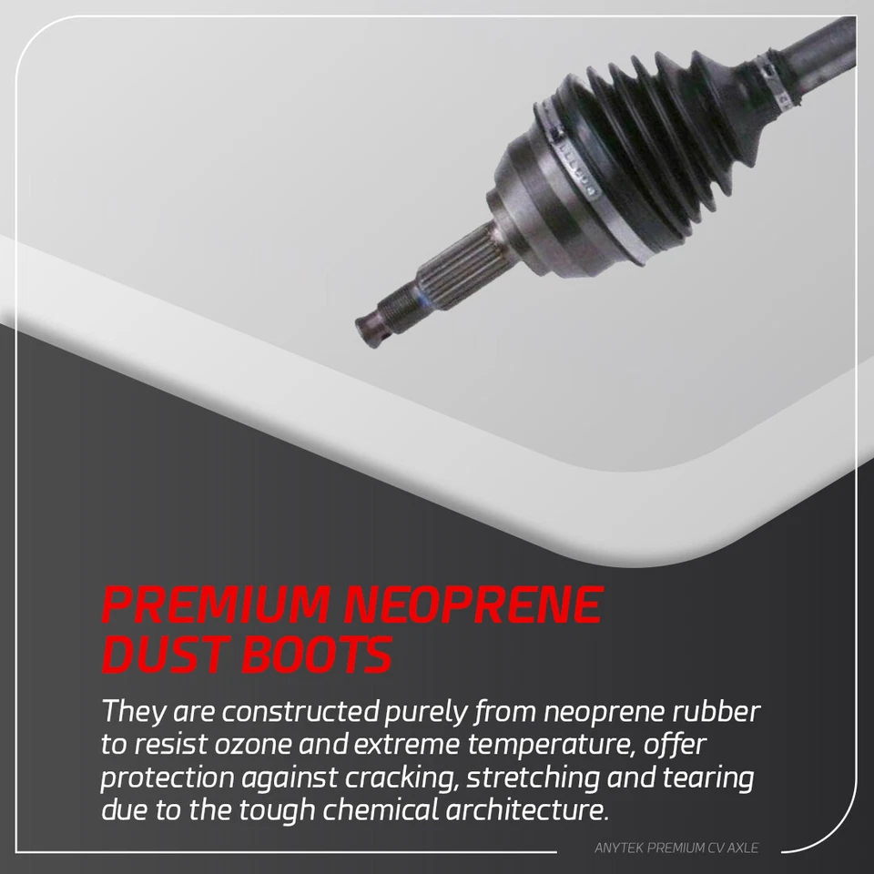 Front Left CV Axle Shaft for 1995-99 2000 Dodge Stratus Plymouth Breeze Non-ABS - Image 3 of 4