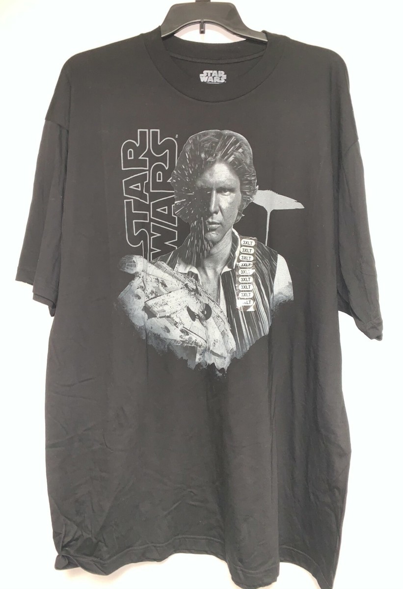 Star Wars Han Solo Lightspeed Graphic Tee Shirt | I31 | eBay