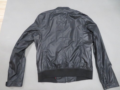 Hugo Boss Moto Jacket Mens 2XL Black Full Zip Lightweight Windbreaker Biker - Picture 7 of 9