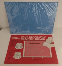Wilton Vintage Cake Decorating Practice Board Practice Makes Perfect 1976 -1982