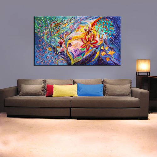 Under the wind super quality giclee print figurative Jewish art Elena Kotliarker - Picture 4 of 4