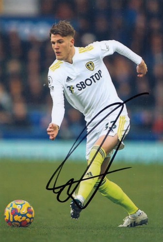 Leo Hjelde Hand Signed Leeds United 6x4 Photo Football Autograph 5