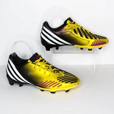 Adidas Mens Youth Predator Absolion LZ TRX FG Soccer Cleats Yellow Size 6.5 | AS