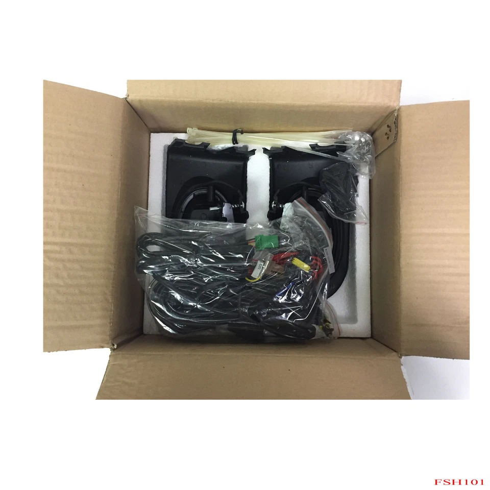 2002-2005 Honda Civic SI 3 Dr Smoke Clear Yellow Fog Light Wiring Kit Light Bulb Foto 2 de 4