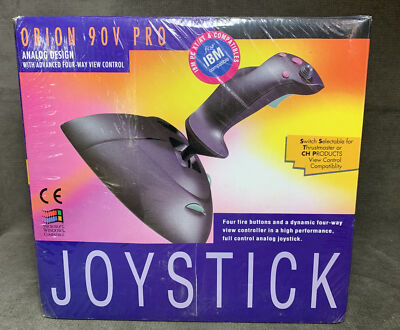PC Orion 90V Pro Joystick FACTORY SEALED IBM PC XT AT & Compatibles analog New