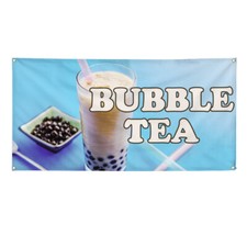 Vinyl Banner Multiple Sizes Bubble Tea Outdoor Advertising Printing A Outdoor