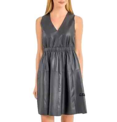 MAX MARA Soft Lamb Leather Dress US 8_ De38_ Uk10_ Fr40_ It42 | eBay