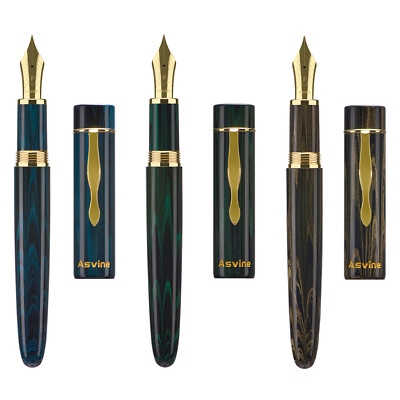 Asvine C2000 Ebonite Fountain Pen NO.8 EF/F/M/Stub 1.1 Nib Large Size Gift Pen