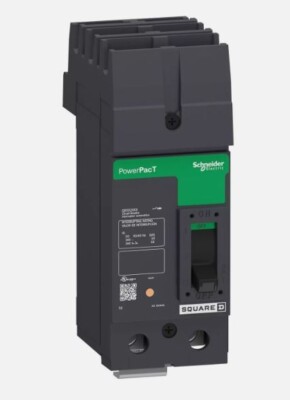 Square D - QGA221252 PowerPact 125 Amp 240V 2 Pole I-Line Circuit Breaker - NEW
