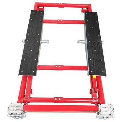 2000kg Mini Tilting Lift Car Lift 4409lbs Turbine Working Width Adjustable
