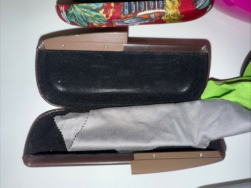 Assorted Lot Of 5 Glasses Cases: Dior, Ana & Luca, Vera Wang, Nicole Miller, Ogi - Picture 9 of 11