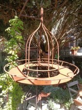 Ciondolo ghirlanda in acciaio inox con piastra lampadario candelabro decorazione giardino terrazzo