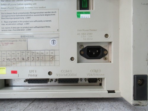 Siemens 6EA1750-0AA00-0AA0 Dispositif de Programmation PG750 Systemsteuerung - Photo 9/10