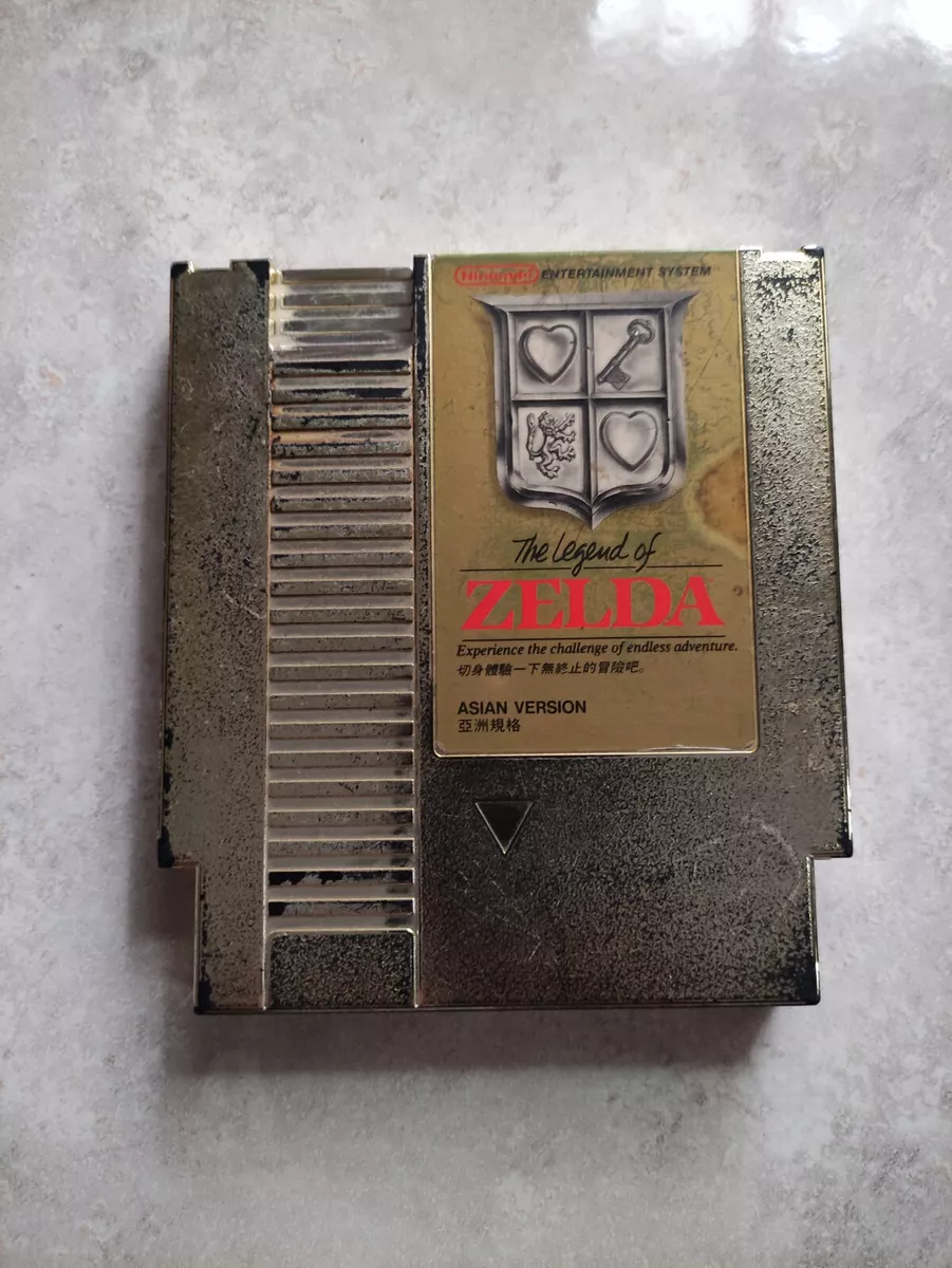 Vintage NINTENDO NES Legend of Zelda game Asian version
