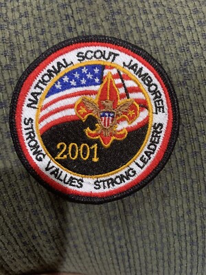 Mint 2001 Boy Scout National Jamboree Pocket Patch Black Border