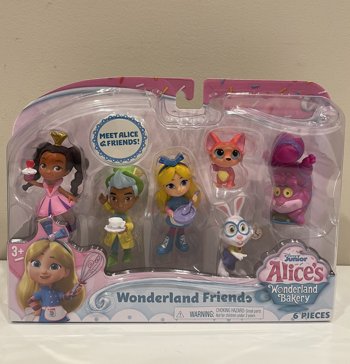 Disney Junior Alice's Wonderland Bakery Friends Set of 6 Figure Pack
