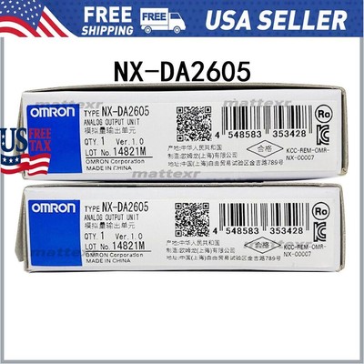 Omron 1P new NXDA2605 Analog output unit NX-DA2605 US Free TAX PLC Module