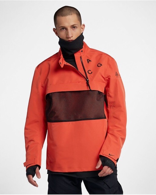 nikelab acg pullover shell jacket