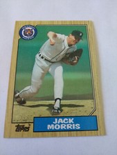 1987 Topps Baseball Jack Morris #778 Detroit Tigers HOF