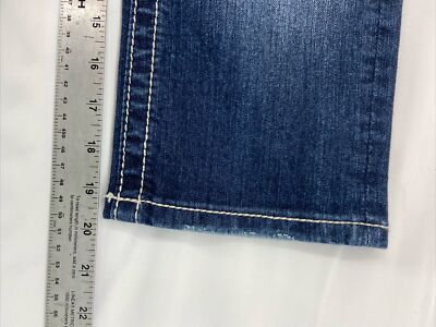 Jean Capri Miss Me Vieilli, Taille 25 X 19 – Bleu, Coupe Basse, Très Bon état